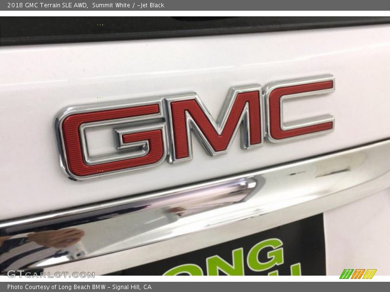 Summit White / ­Jet Black 2018 GMC Terrain SLE AWD