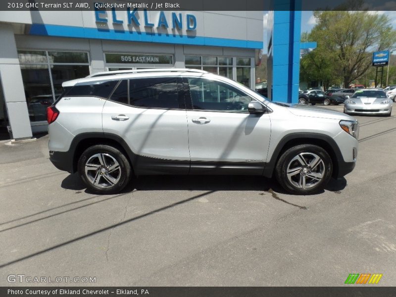 Quicksilver Metallic / Jet Black 2019 GMC Terrain SLT AWD