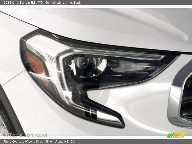 Summit White / ­Jet Black 2018 GMC Terrain SLE AWD