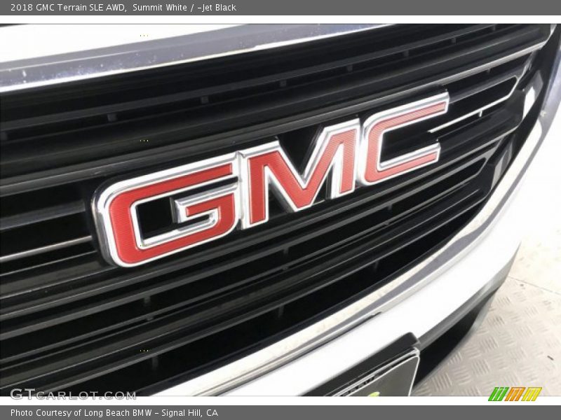 Summit White / ­Jet Black 2018 GMC Terrain SLE AWD