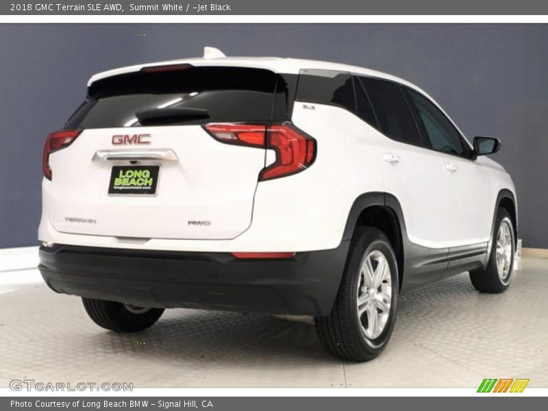 Summit White / ­Jet Black 2018 GMC Terrain SLE AWD