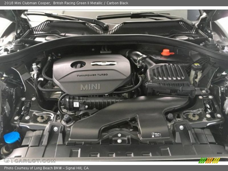 British Racing Green II Metallic / Carbon Black 2018 Mini Clubman Cooper