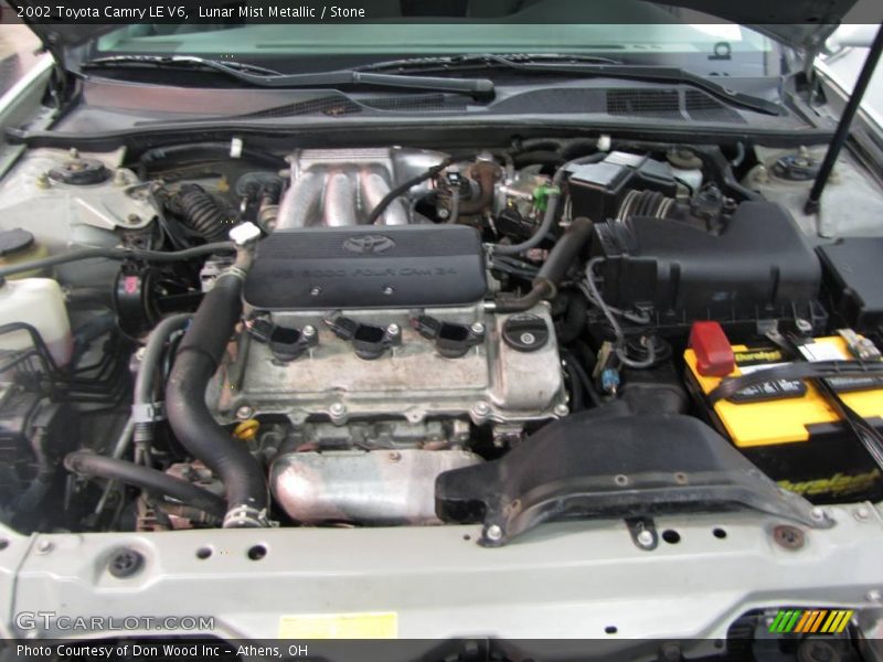 Lunar Mist Metallic / Stone 2002 Toyota Camry LE V6