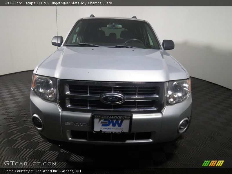 Ingot Silver Metallic / Charcoal Black 2012 Ford Escape XLT V6