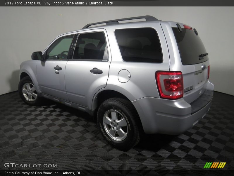 Ingot Silver Metallic / Charcoal Black 2012 Ford Escape XLT V6