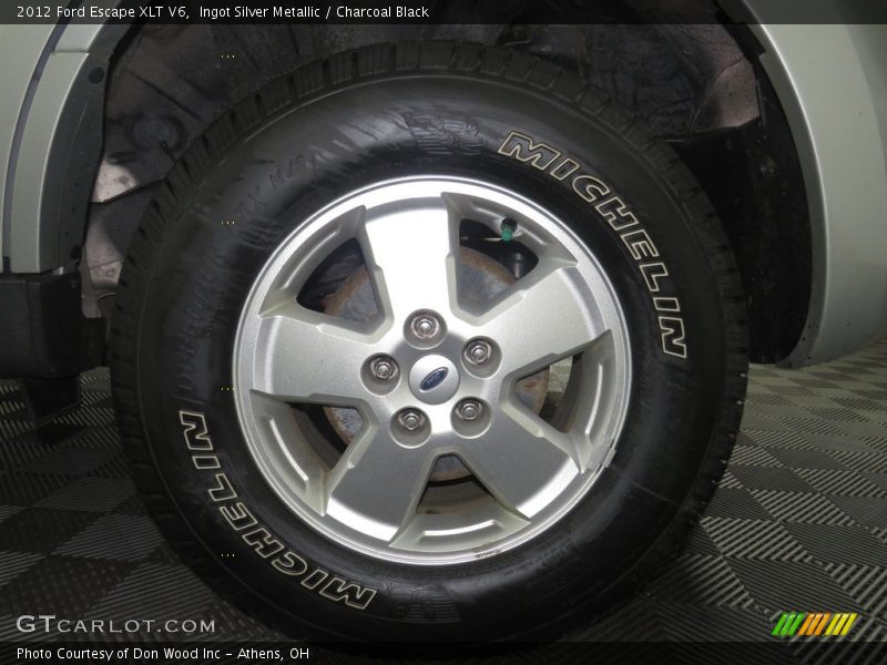 Ingot Silver Metallic / Charcoal Black 2012 Ford Escape XLT V6