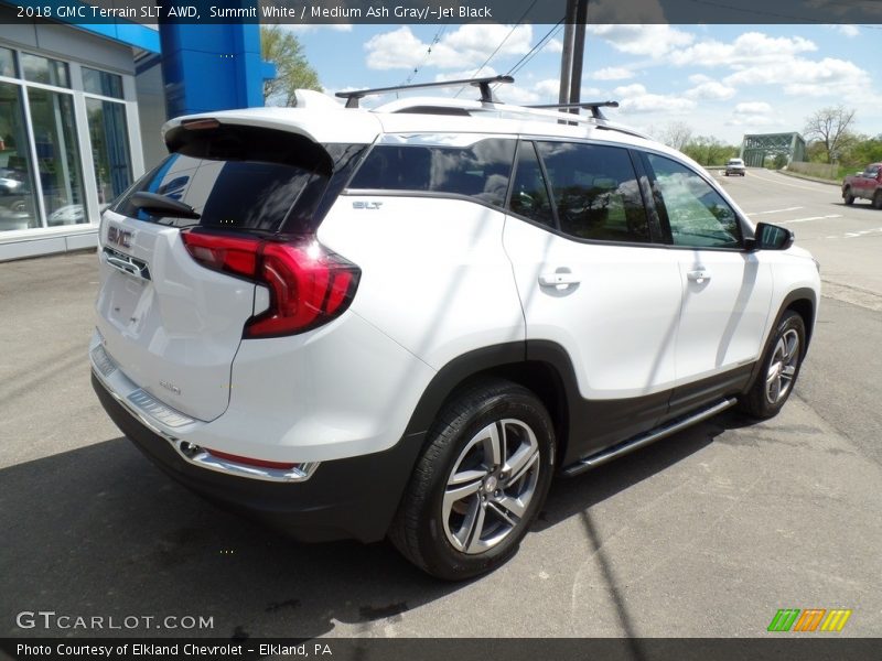 Summit White / Medium Ash Gray/­Jet Black 2018 GMC Terrain SLT AWD