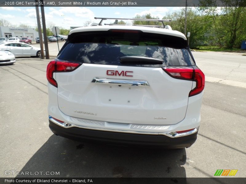 Summit White / Medium Ash Gray/­Jet Black 2018 GMC Terrain SLT AWD