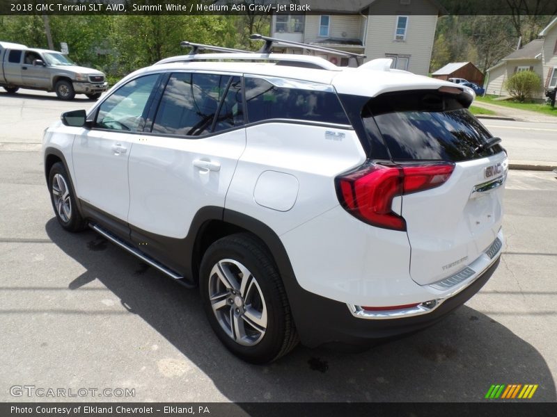 Summit White / Medium Ash Gray/­Jet Black 2018 GMC Terrain SLT AWD