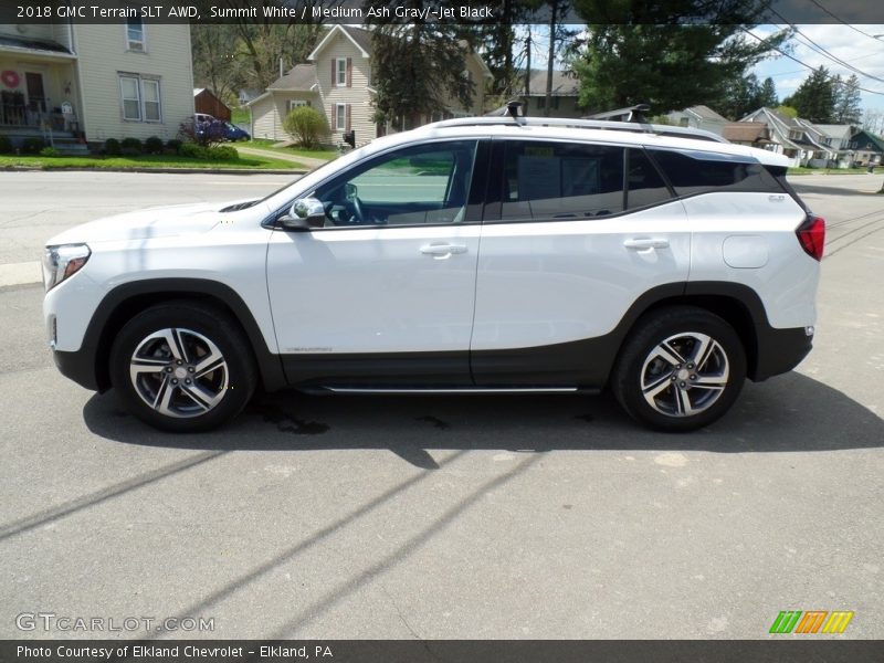 Summit White / Medium Ash Gray/­Jet Black 2018 GMC Terrain SLT AWD