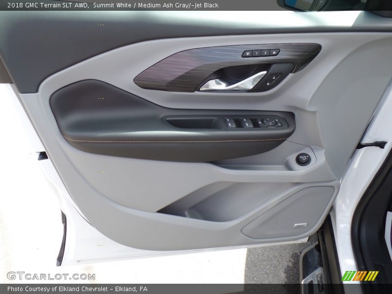 Summit White / Medium Ash Gray/­Jet Black 2018 GMC Terrain SLT AWD