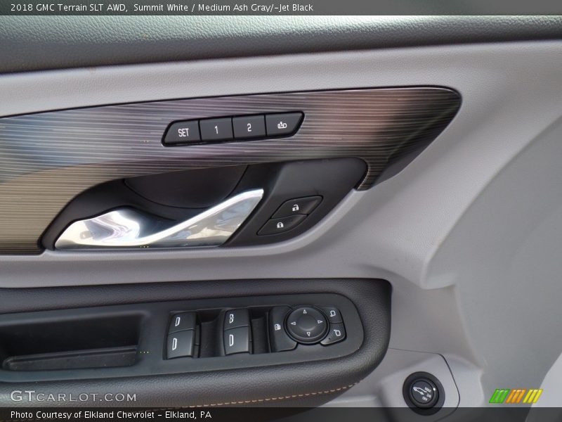 Summit White / Medium Ash Gray/­Jet Black 2018 GMC Terrain SLT AWD