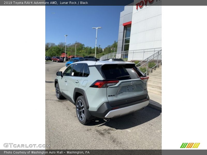 Lunar Rock / Black 2019 Toyota RAV4 Adventure AWD