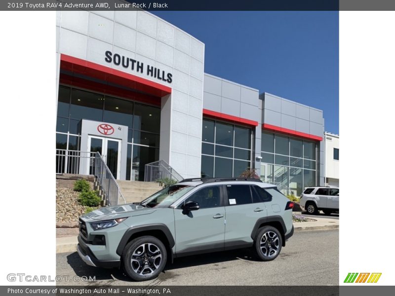 Lunar Rock / Black 2019 Toyota RAV4 Adventure AWD