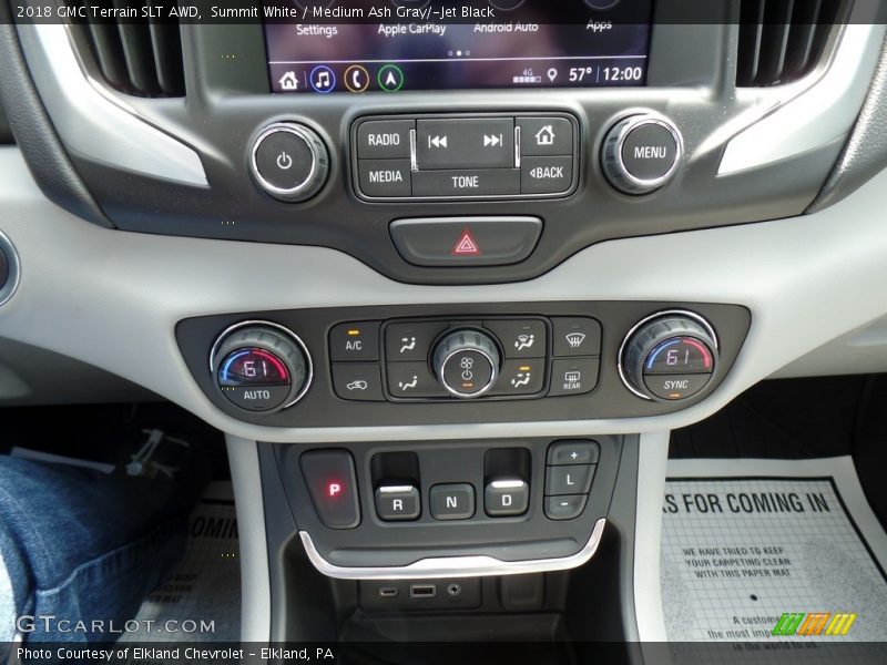 Summit White / Medium Ash Gray/­Jet Black 2018 GMC Terrain SLT AWD