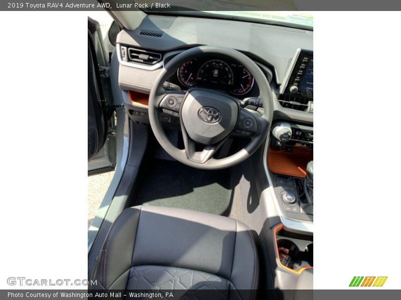 Lunar Rock / Black 2019 Toyota RAV4 Adventure AWD