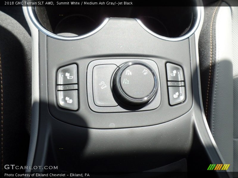 Summit White / Medium Ash Gray/­Jet Black 2018 GMC Terrain SLT AWD