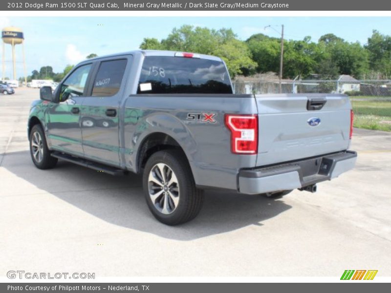 Mineral Gray Metallic / Dark Slate Gray/Medium Graystone 2012 Dodge Ram 1500 SLT Quad Cab