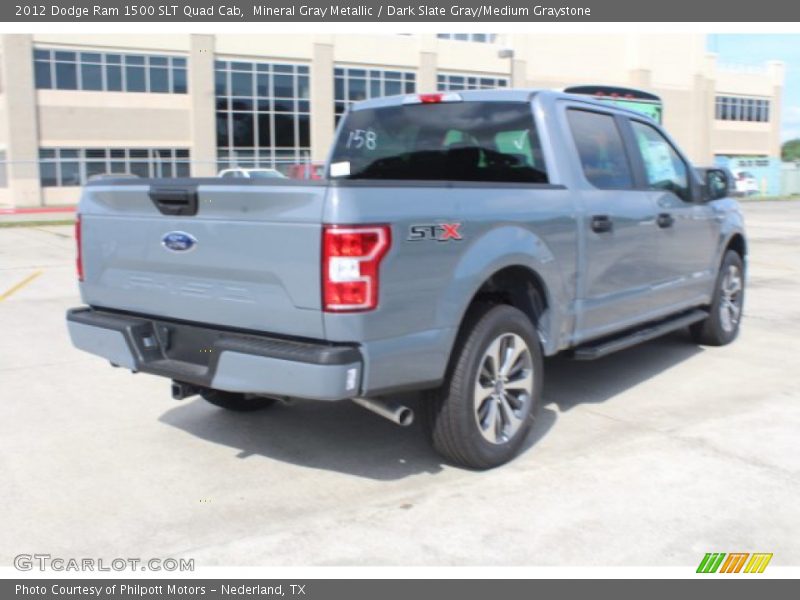 Mineral Gray Metallic / Dark Slate Gray/Medium Graystone 2012 Dodge Ram 1500 SLT Quad Cab