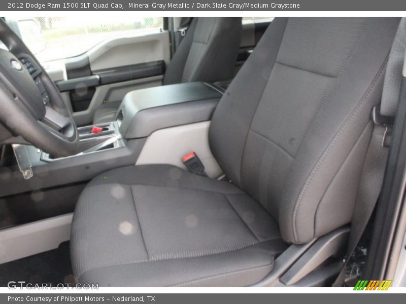 Mineral Gray Metallic / Dark Slate Gray/Medium Graystone 2012 Dodge Ram 1500 SLT Quad Cab