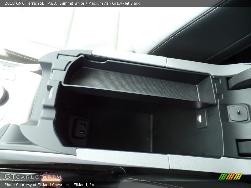 Summit White / Medium Ash Gray/­Jet Black 2018 GMC Terrain SLT AWD