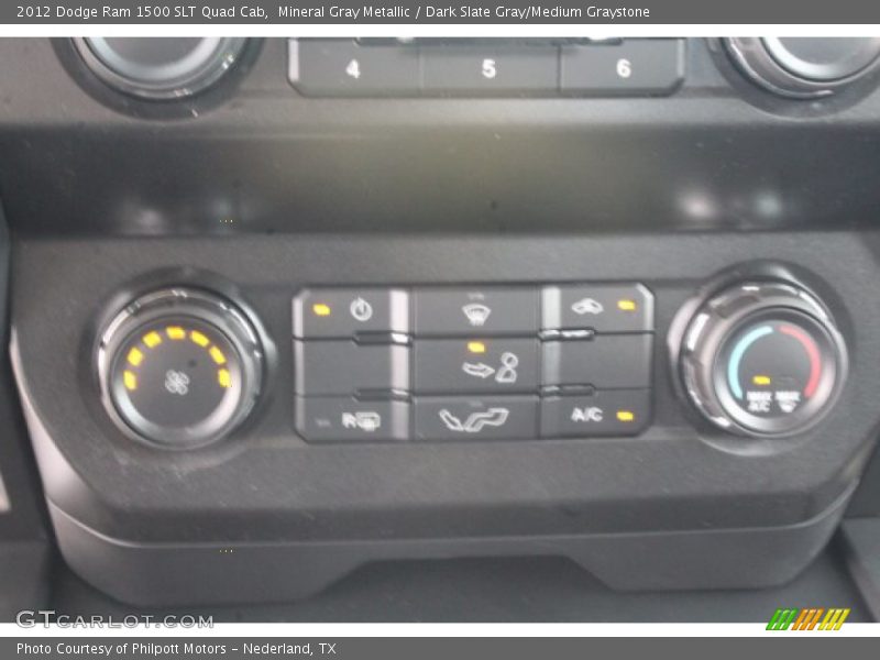Mineral Gray Metallic / Dark Slate Gray/Medium Graystone 2012 Dodge Ram 1500 SLT Quad Cab