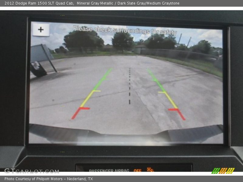 Mineral Gray Metallic / Dark Slate Gray/Medium Graystone 2012 Dodge Ram 1500 SLT Quad Cab