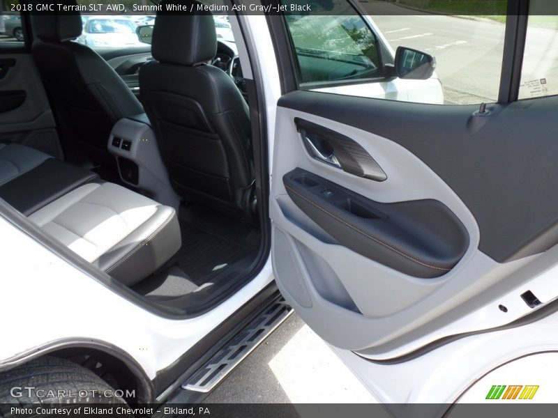 Summit White / Medium Ash Gray/­Jet Black 2018 GMC Terrain SLT AWD