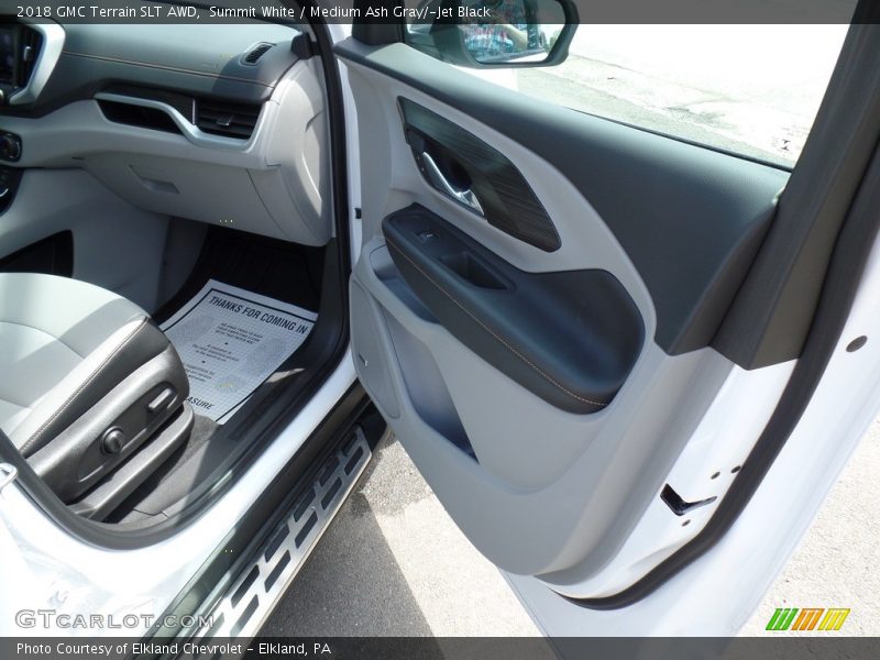 Summit White / Medium Ash Gray/­Jet Black 2018 GMC Terrain SLT AWD