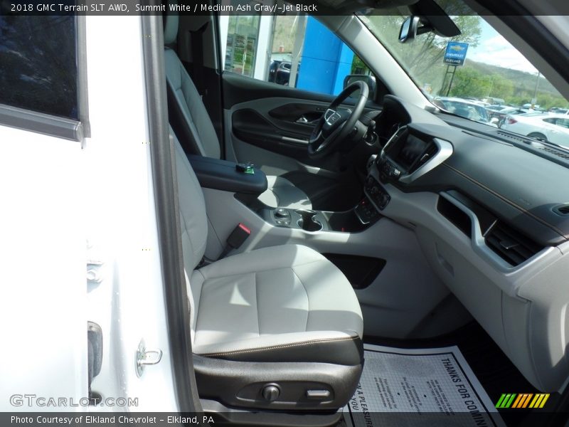 Summit White / Medium Ash Gray/­Jet Black 2018 GMC Terrain SLT AWD