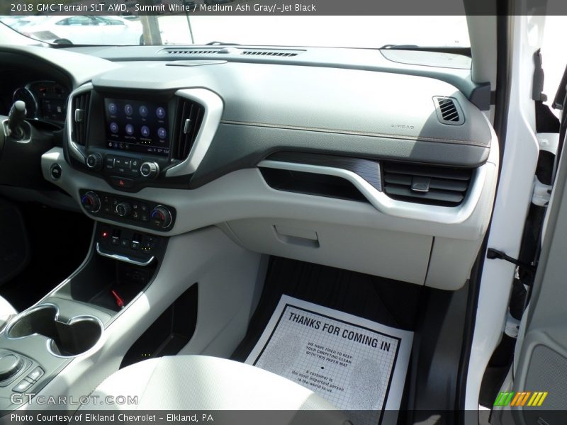 Summit White / Medium Ash Gray/­Jet Black 2018 GMC Terrain SLT AWD