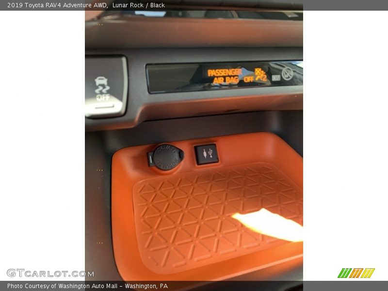 Lunar Rock / Black 2019 Toyota RAV4 Adventure AWD