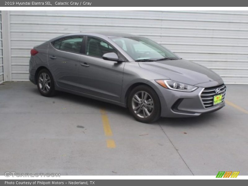 Galactic Gray / Gray 2019 Hyundai Elantra SEL
