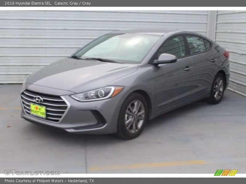 Galactic Gray / Gray 2019 Hyundai Elantra SEL