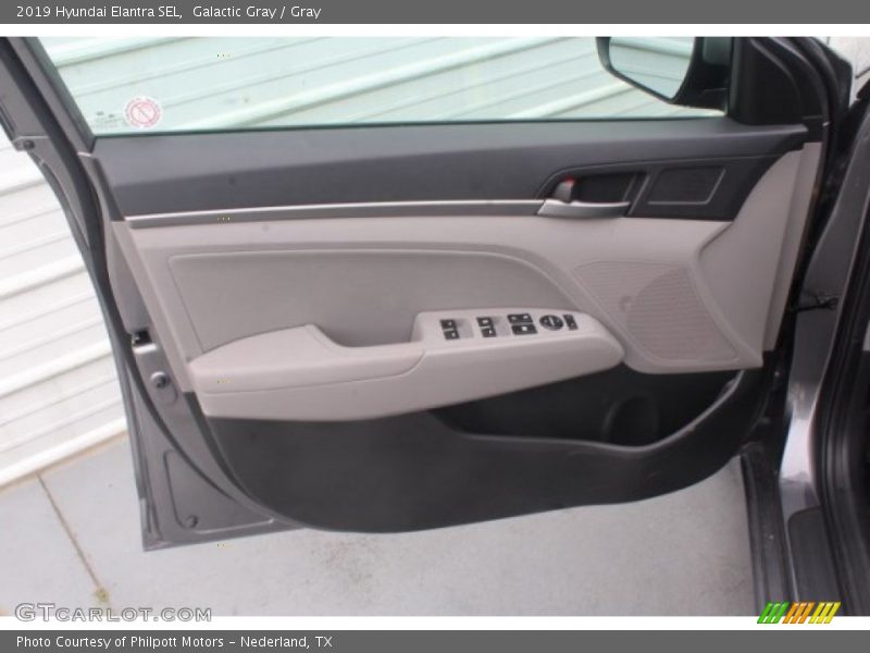 Galactic Gray / Gray 2019 Hyundai Elantra SEL