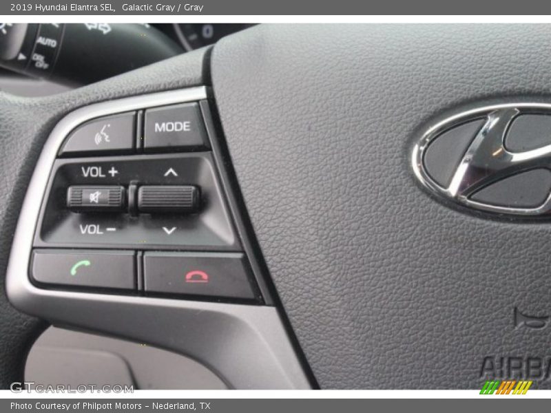 Galactic Gray / Gray 2019 Hyundai Elantra SEL