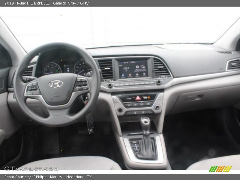 Galactic Gray / Gray 2019 Hyundai Elantra SEL