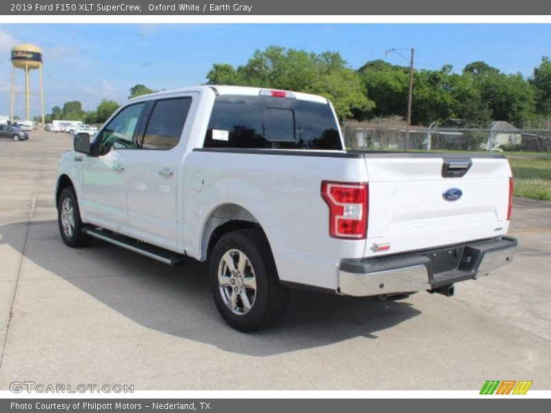Oxford White / Earth Gray 2019 Ford F150 XLT SuperCrew