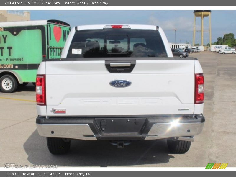 Oxford White / Earth Gray 2019 Ford F150 XLT SuperCrew