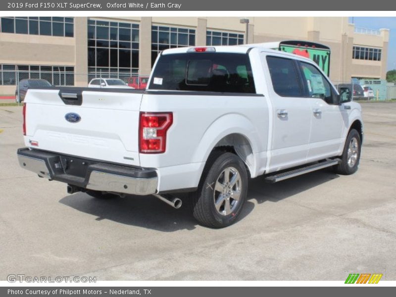 Oxford White / Earth Gray 2019 Ford F150 XLT SuperCrew