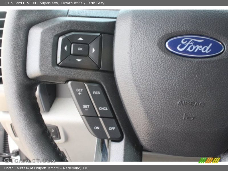 Oxford White / Earth Gray 2019 Ford F150 XLT SuperCrew