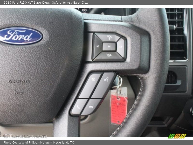 Oxford White / Earth Gray 2019 Ford F150 XLT SuperCrew
