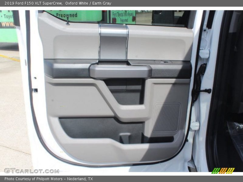 Oxford White / Earth Gray 2019 Ford F150 XLT SuperCrew