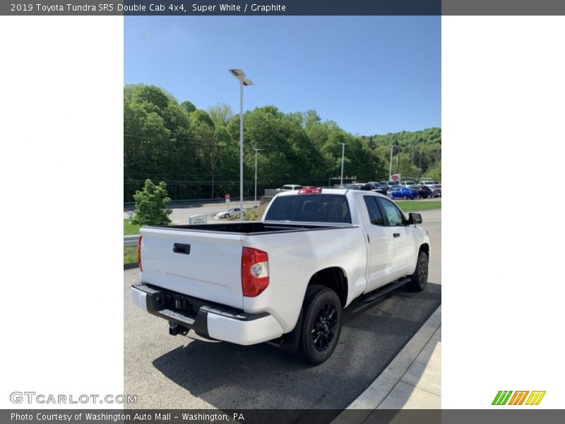 Super White / Graphite 2019 Toyota Tundra SR5 Double Cab 4x4