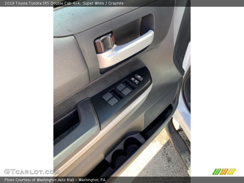 Super White / Graphite 2019 Toyota Tundra SR5 Double Cab 4x4