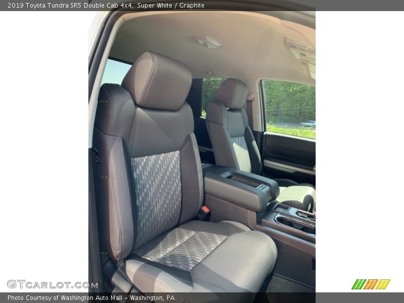 Super White / Graphite 2019 Toyota Tundra SR5 Double Cab 4x4