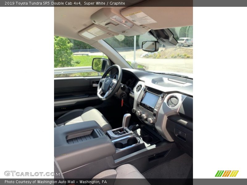 Super White / Graphite 2019 Toyota Tundra SR5 Double Cab 4x4