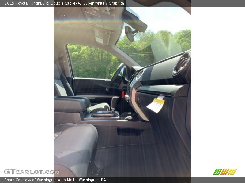 Super White / Graphite 2019 Toyota Tundra SR5 Double Cab 4x4