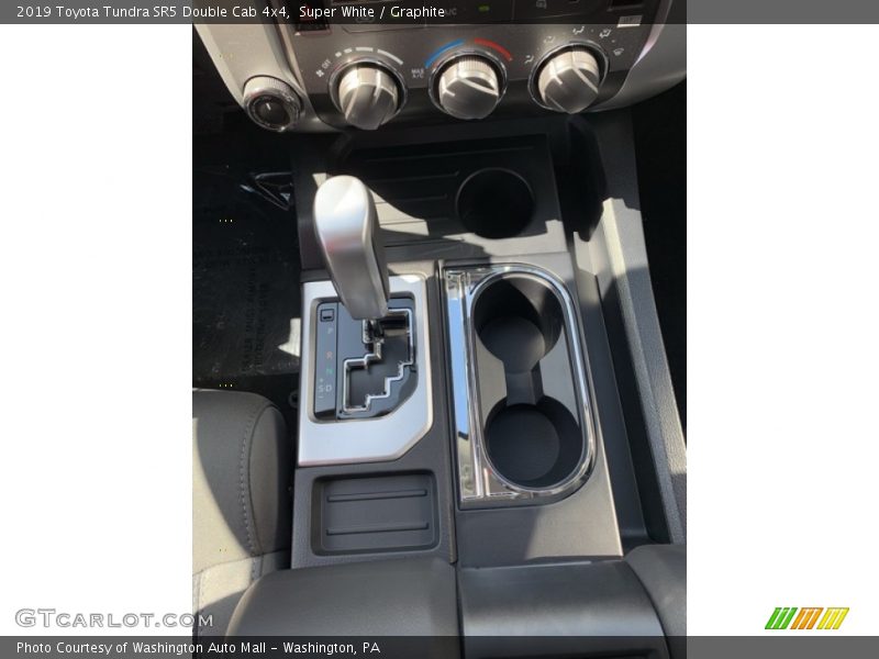 Super White / Graphite 2019 Toyota Tundra SR5 Double Cab 4x4