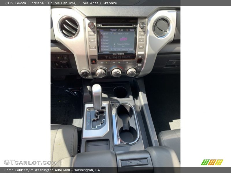 Super White / Graphite 2019 Toyota Tundra SR5 Double Cab 4x4